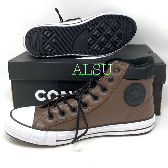 Converse Ctas PC Boot High Top Leather Brown Men’s - Picture 3 of 11
